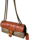 Torebka damska Coach Tabby 20 Signature Canvas With Quilting beżowo-ruda