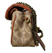 Torebka damska Coach Tabby 20 Signature Canvas With Quilting beżowo-ruda
