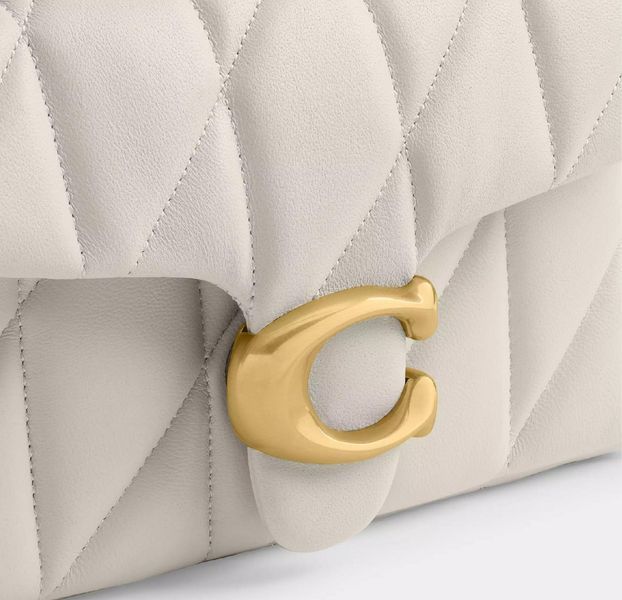 Torebka damska Coach Tabby 20 Pillow Quilting kremowa