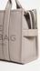 Sk&oacute;rzana torebka damska Marc Jacobs The Leather Medium Tote Bag Wolf Cement