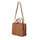 Sk&oacute;rzana torebka damska Marc Jacobs The Leather Medium Tote brązowa