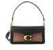 Torba damska sk&oacute;rzana Coach Tabby Shoulder Bag 26 Signature Canvas Tan/Czarny