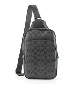 Torba męska Coach Ethan Pack Signature Canvas Czarna