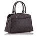 Sk&oacute;rzana torebka Coach Mini Lillie Carryall ciemnobrązowa
