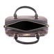 Torebka damska Coach Rowan Satchel z monogramem Signature Canvas brązowo-czarna