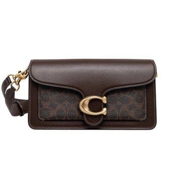 Torebka damska sk&oacute;rzana Coach Tabby 26 Signature Monogram Brązowa